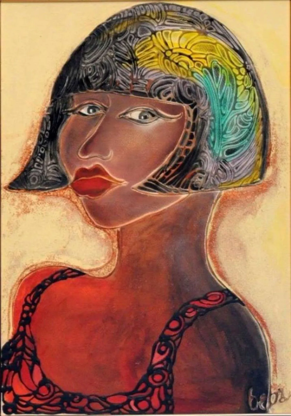 Girl, artwork by Milica Roganovic