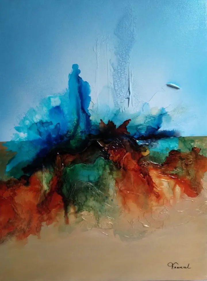 Tout un brasier, artwork by France Lamontagne