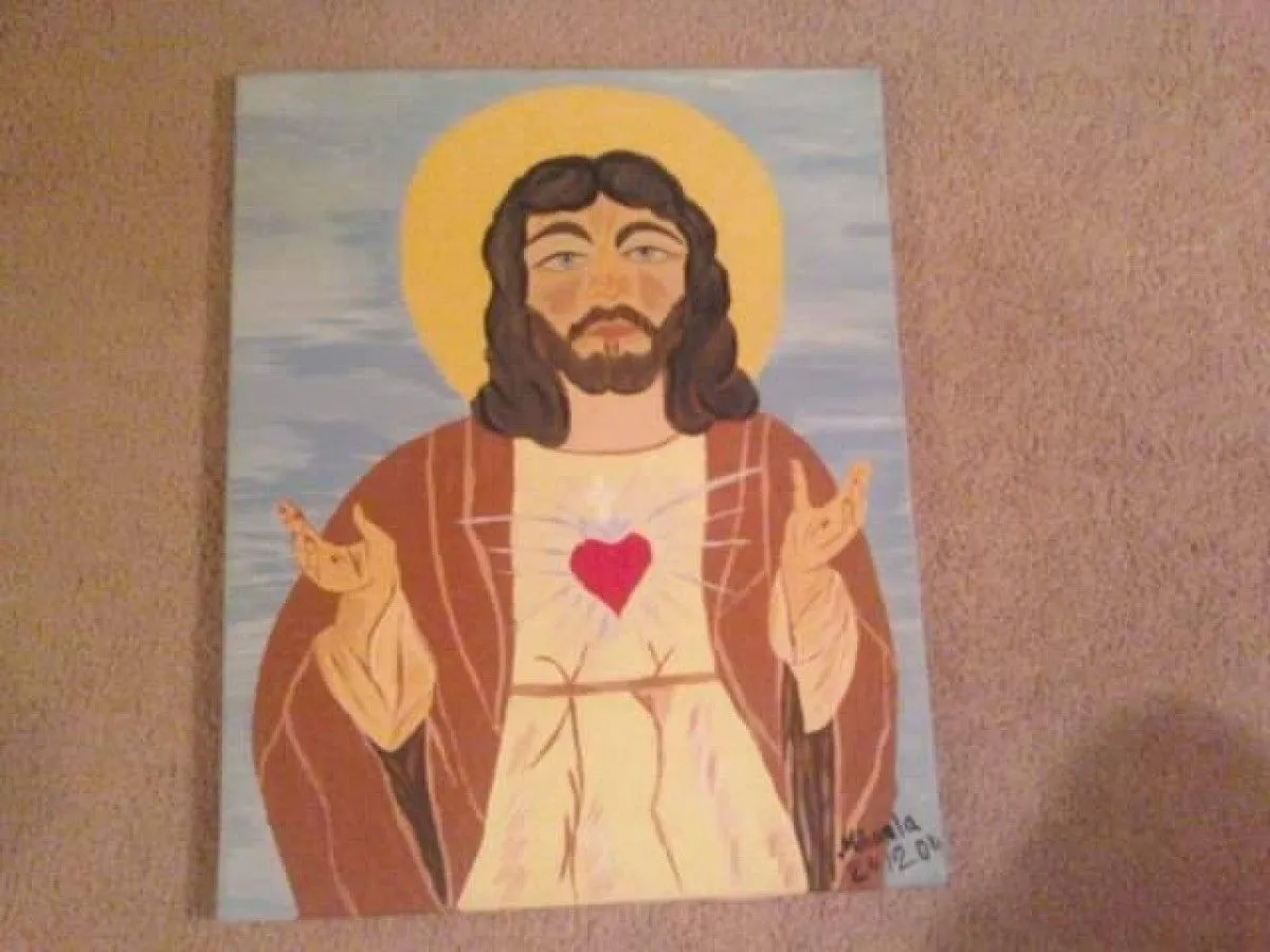 Jesus, œuvre de Cerasela Ciobanu