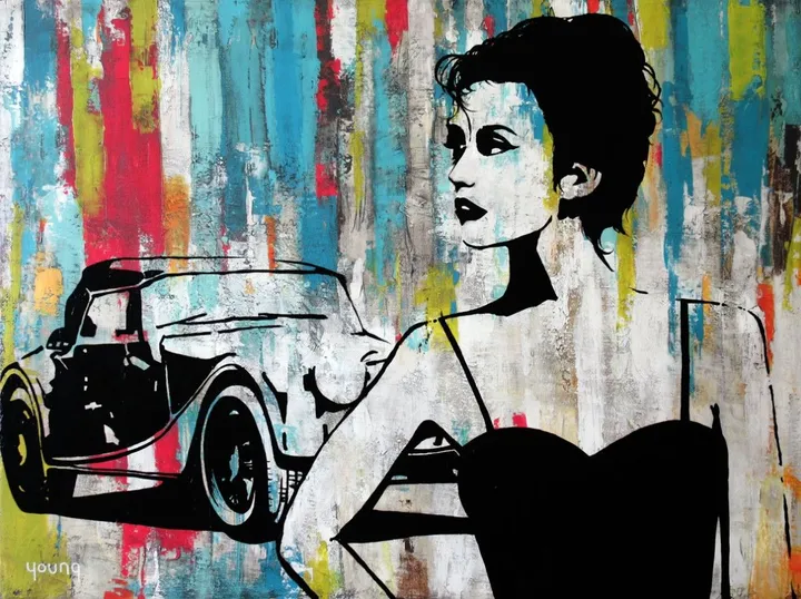 Charme d'époque, œuvre de Steve Young