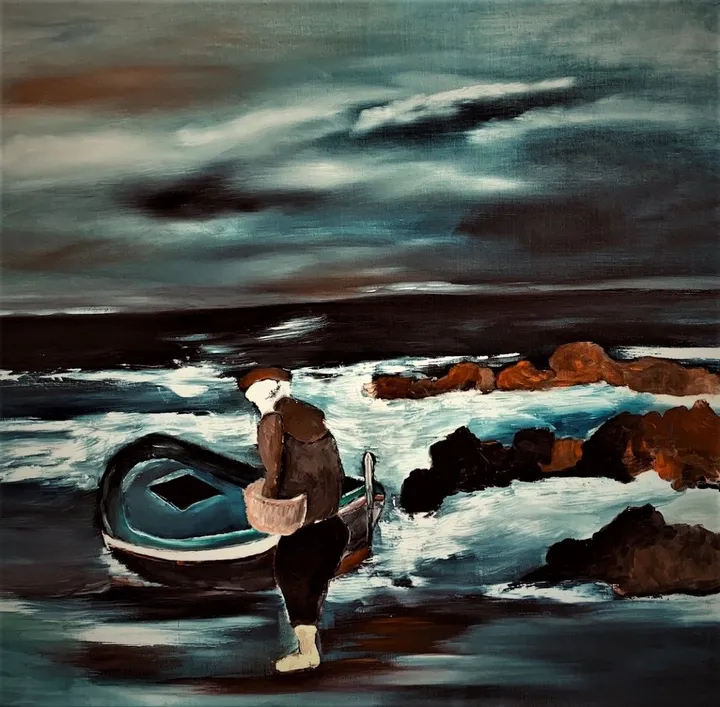 le Pécheur, œuvre de Yves Perrotte