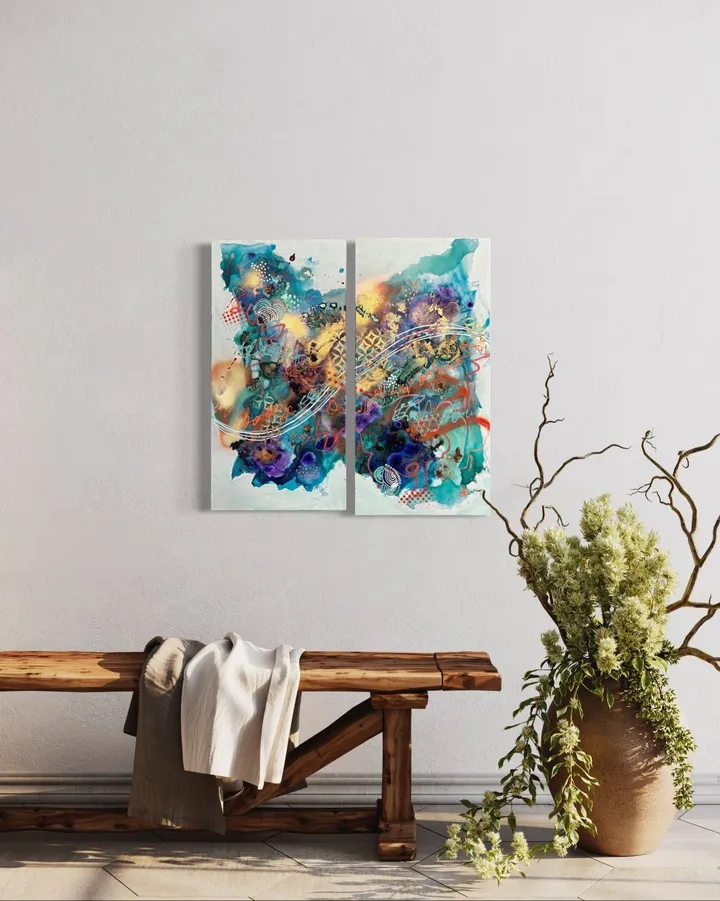 Un peu de toi un peu de moi, artwork by Stephanie Boulet