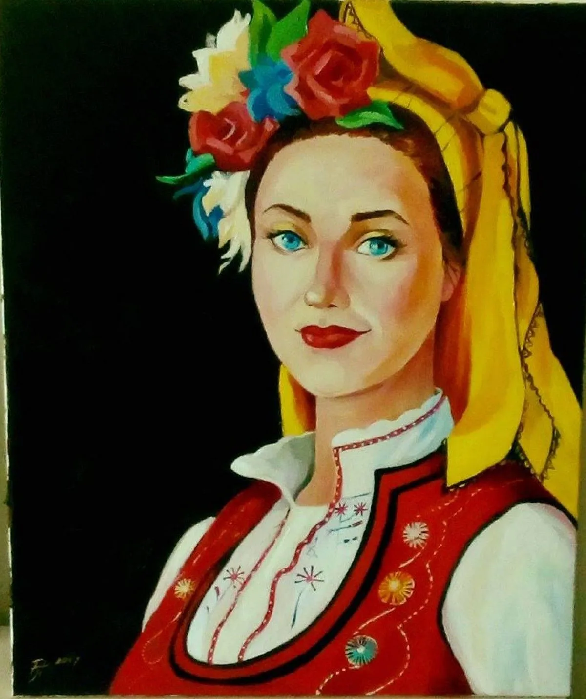 Bulgarian woman, œuvre de Ralitsa Petrova