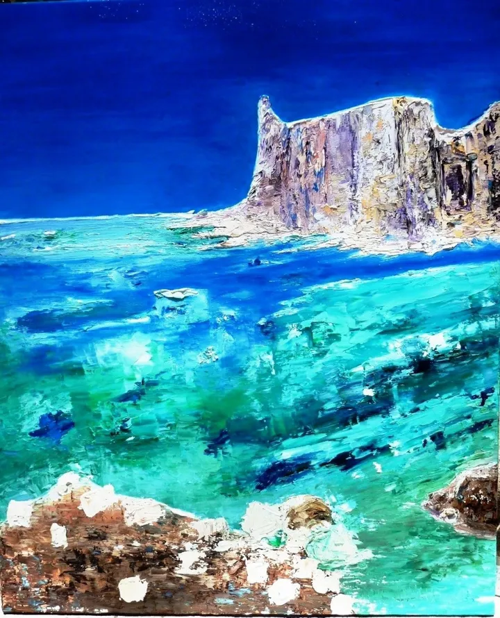 MEDITERRANEE 1, artwork by marie momelat
