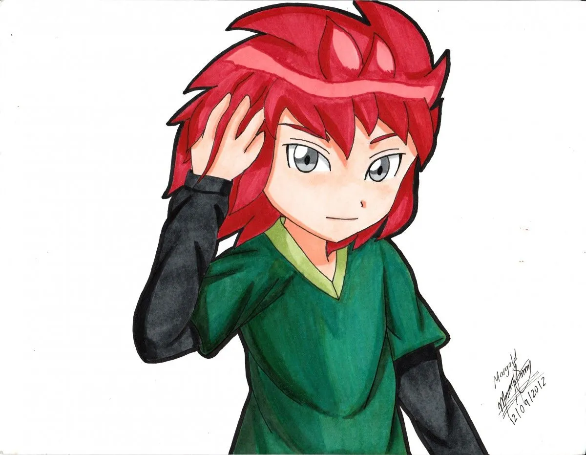 Kasai diferent dress OC, artwork by Margold Reina