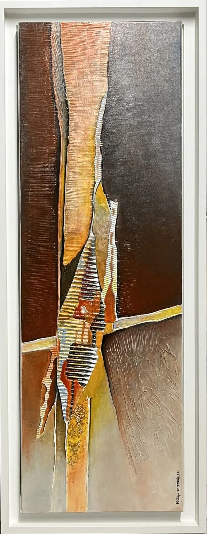 Rupture verticale, artwork by Philippe LE TORRIELLEC