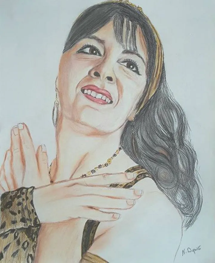 Bellydancer, artwork by Nathalie Dupuis