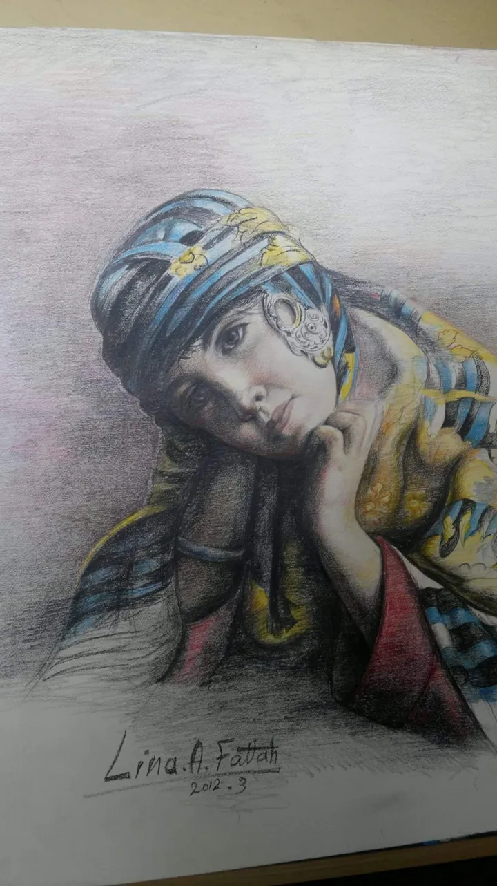 Fatima, œuvre de Lina Abdel