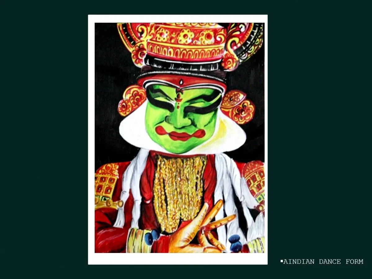 a indian dance foem, œuvre de Monoranjan Ghosh