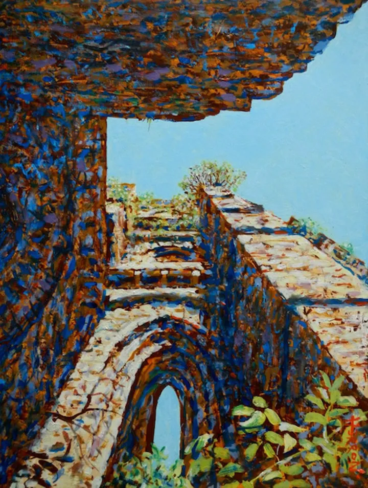 Villers la Ville, œuvre de Shaun Herron