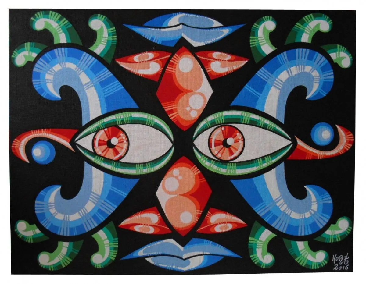 Le Regard de Soie, artwork by frederic hora