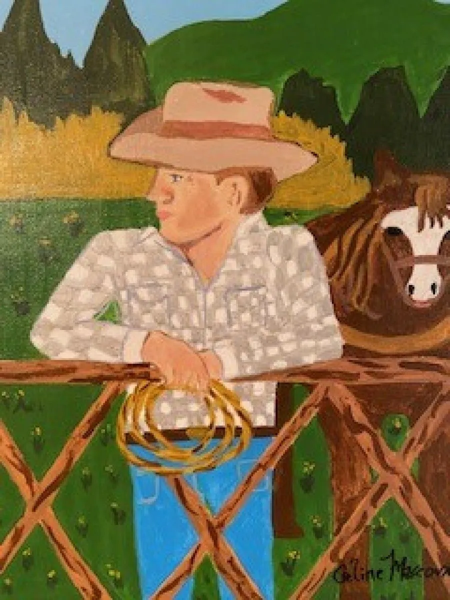 kevin Costner (Yellowstone), œuvre de Céline Marcoux