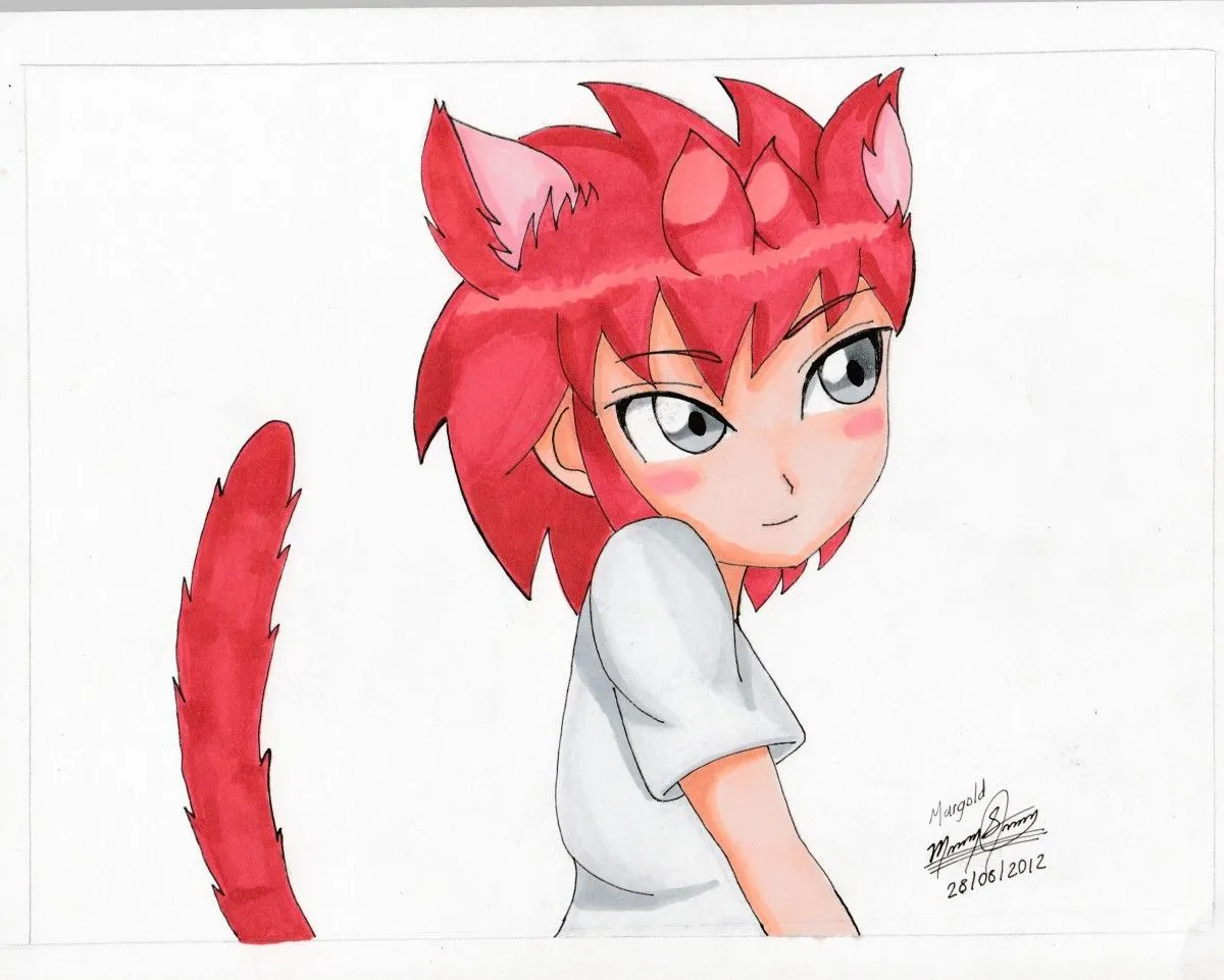 Neko Kasai OC, artwork by Margold Reina