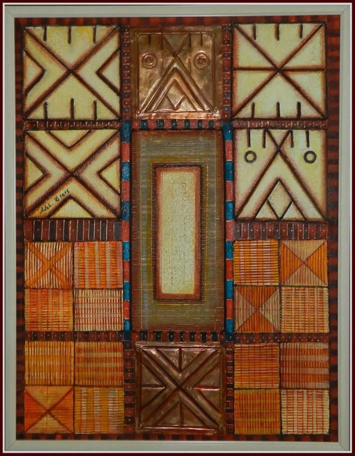 composition de signe, artwork by Djilali Adel