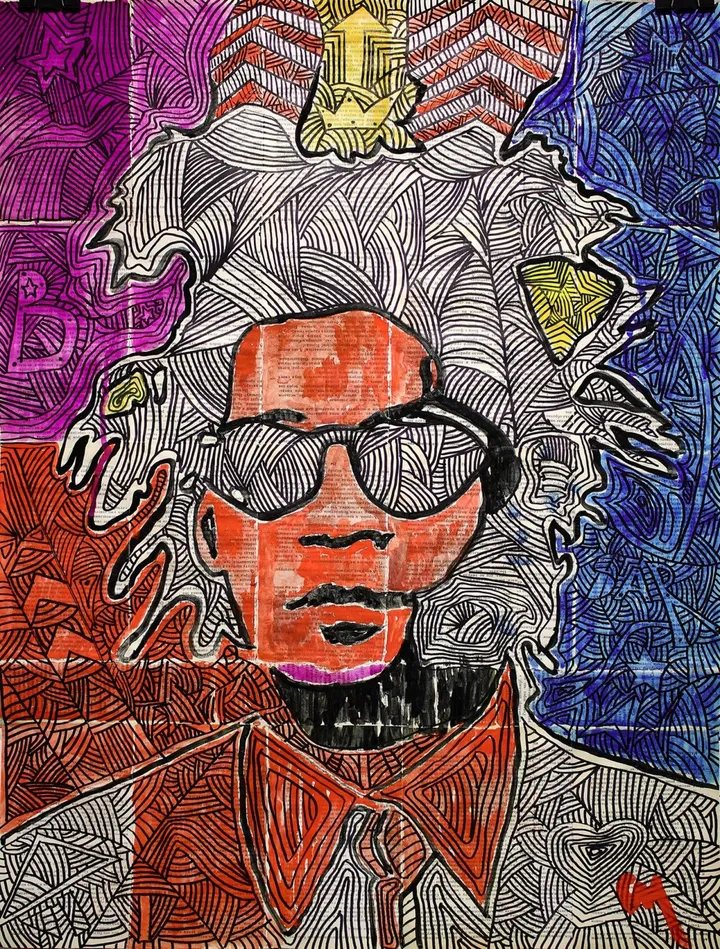 Basquiat (2019), artwork by Marat Cherny