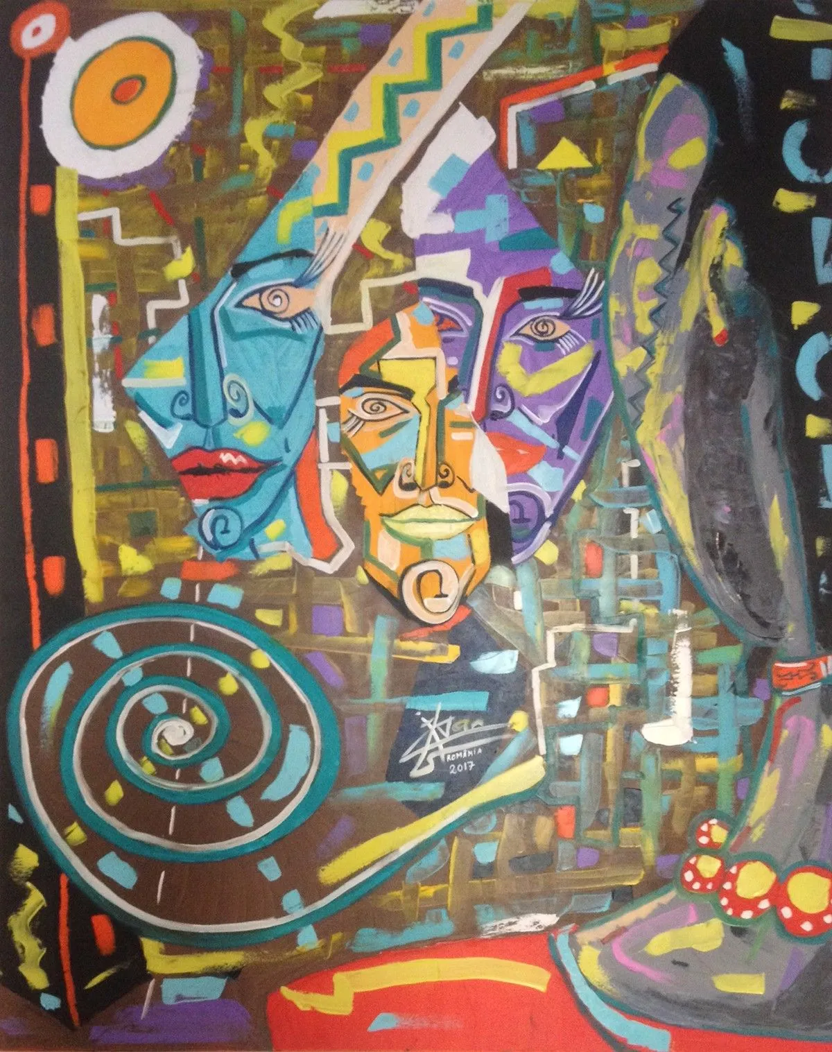 Through me I find myself, artwork by Laurentiu IVAN-CONDRACHE