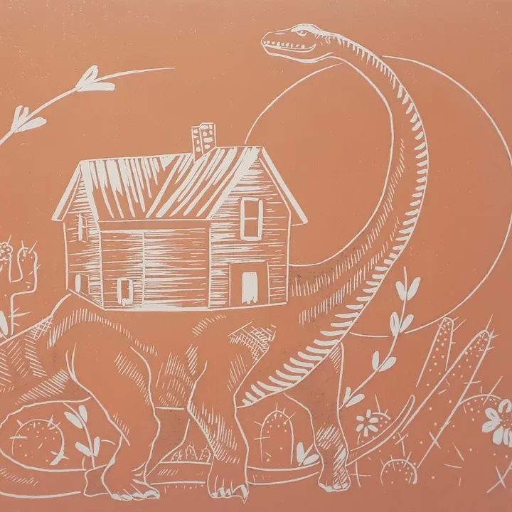 Heureux à la maison, artwork by Laurianne Choquette
