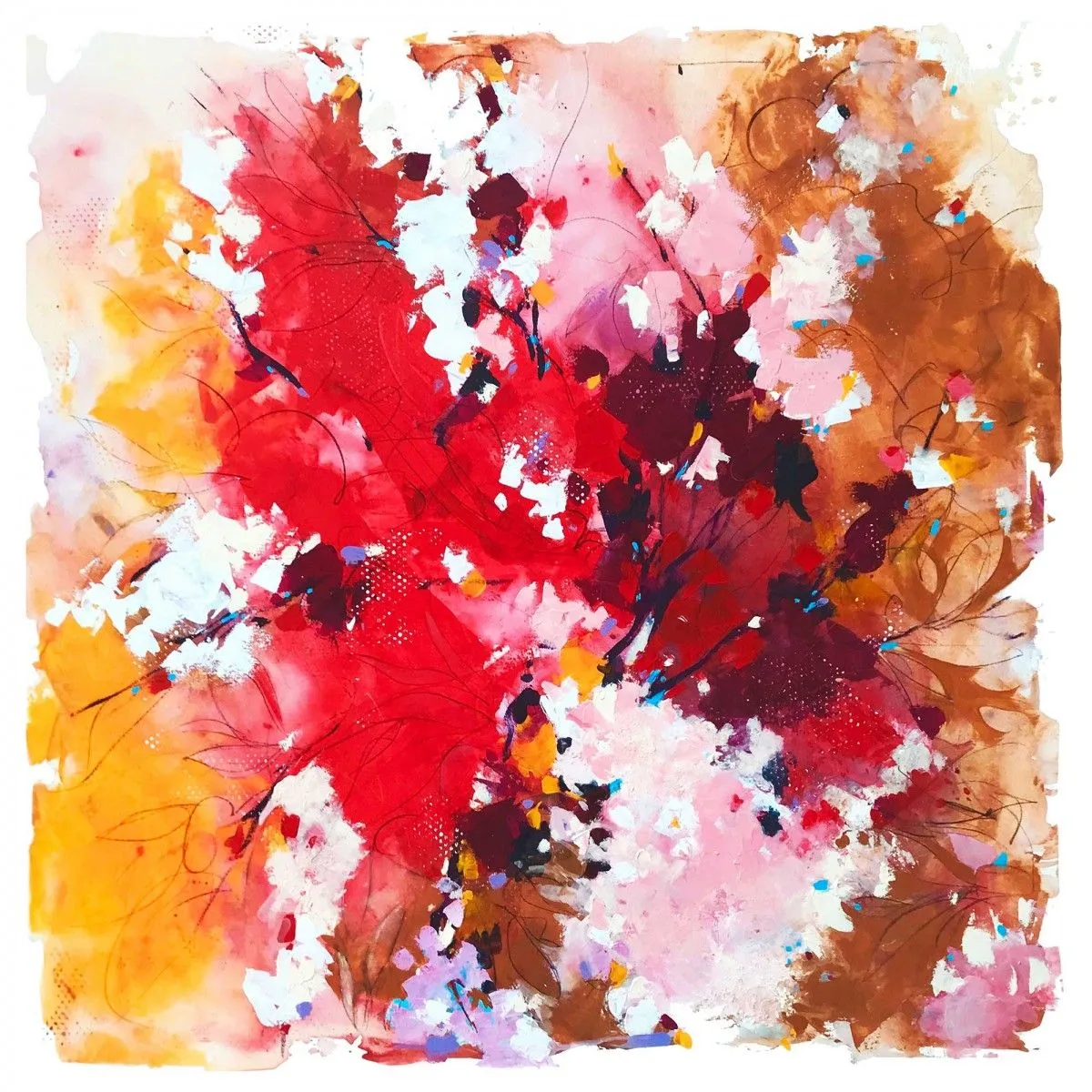 Autumn leaves, artwork by Alessandro Andreuccetti