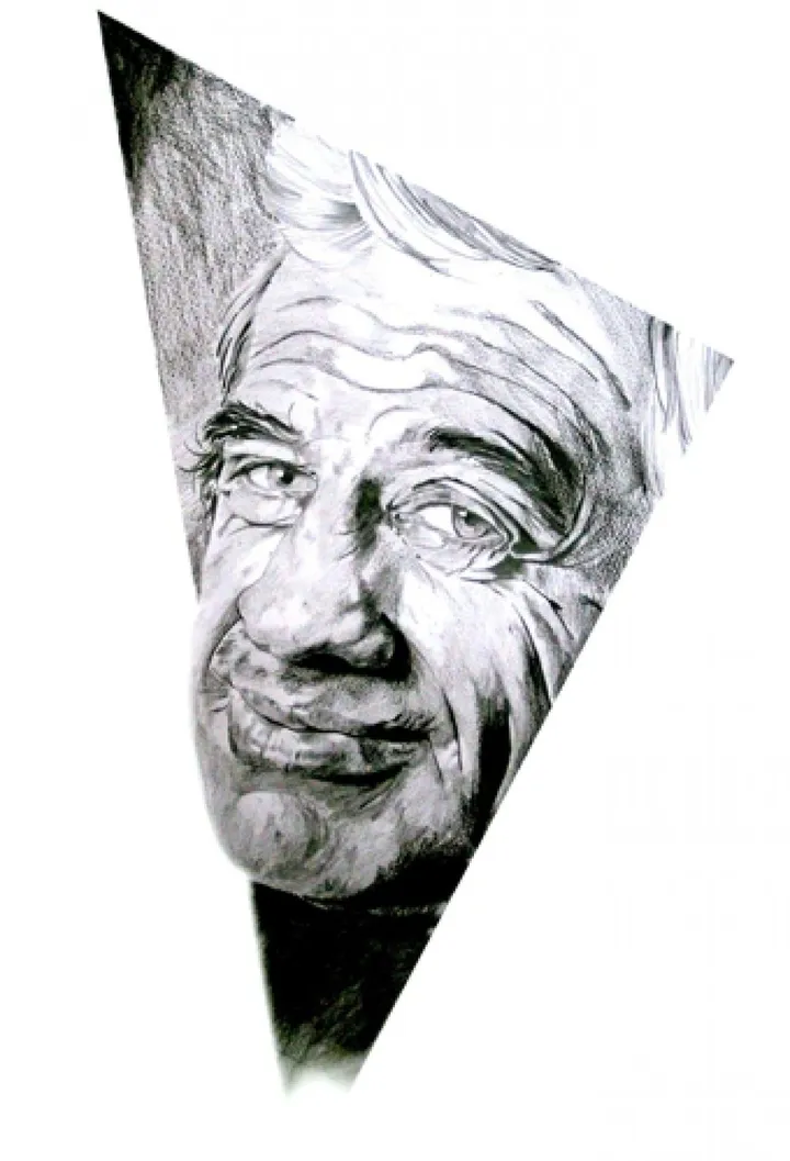Jean-Paul Belmondo, artwork by Farid Mahiedine