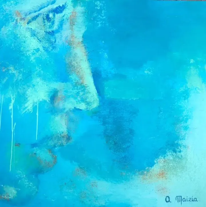 Feeling blue, œuvre de Anne Maizia
