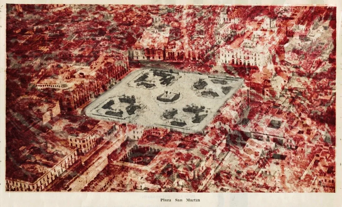 Plaza en Cinabrio, œuvre de Adriana Sáenz Tapia