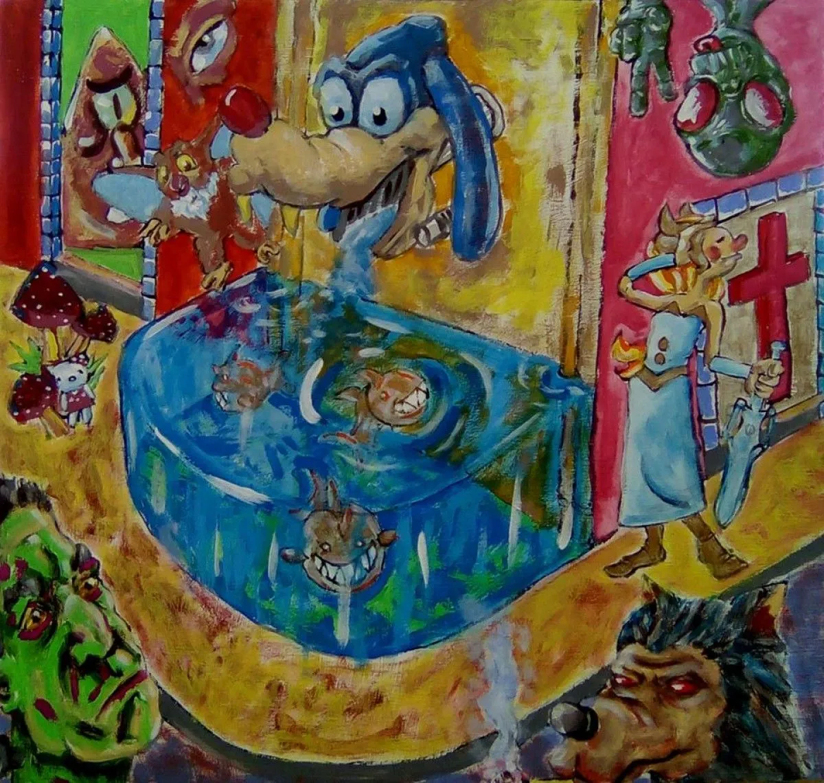 Paisaje urbano "1" / Urban landscape "1", artwork by Odracir Ortsac