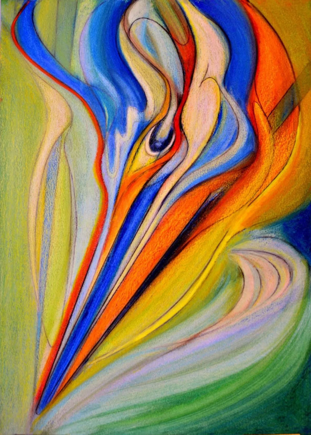 Kingfisher Blues 1, œuvre de David Thomas