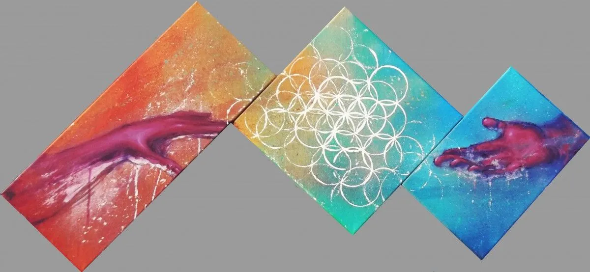 1+1=1 a sacred moment, œuvre de George Sinotwo Fanaras