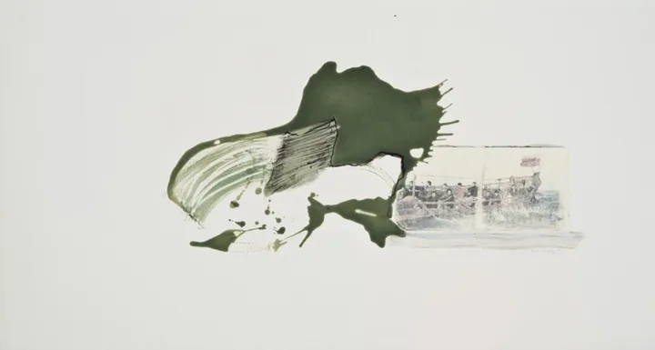 rames et tais-toi, artwork by Érik Desprez