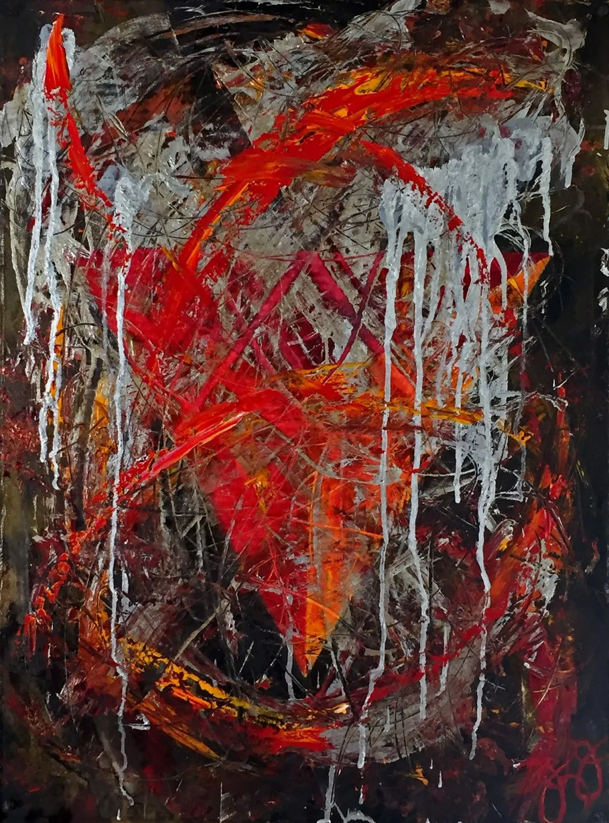 tetrahedron 4., artwork by Jason Lincoln Jeffers