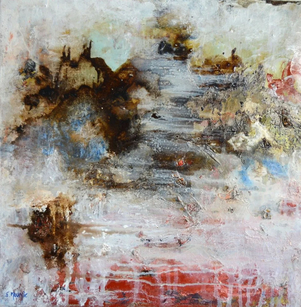 entre les lignes, œuvre de Elisabeth Mounic