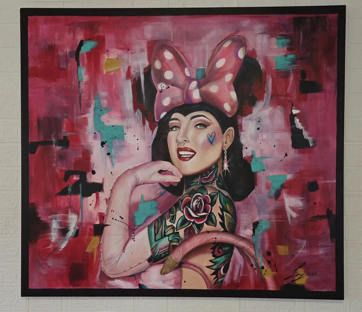 Icône contemporaine, artwork by Laurie Pronovost