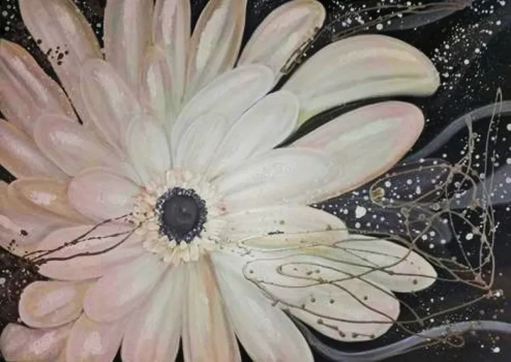 Étincelle de pétale, artwork by Sandra Coté