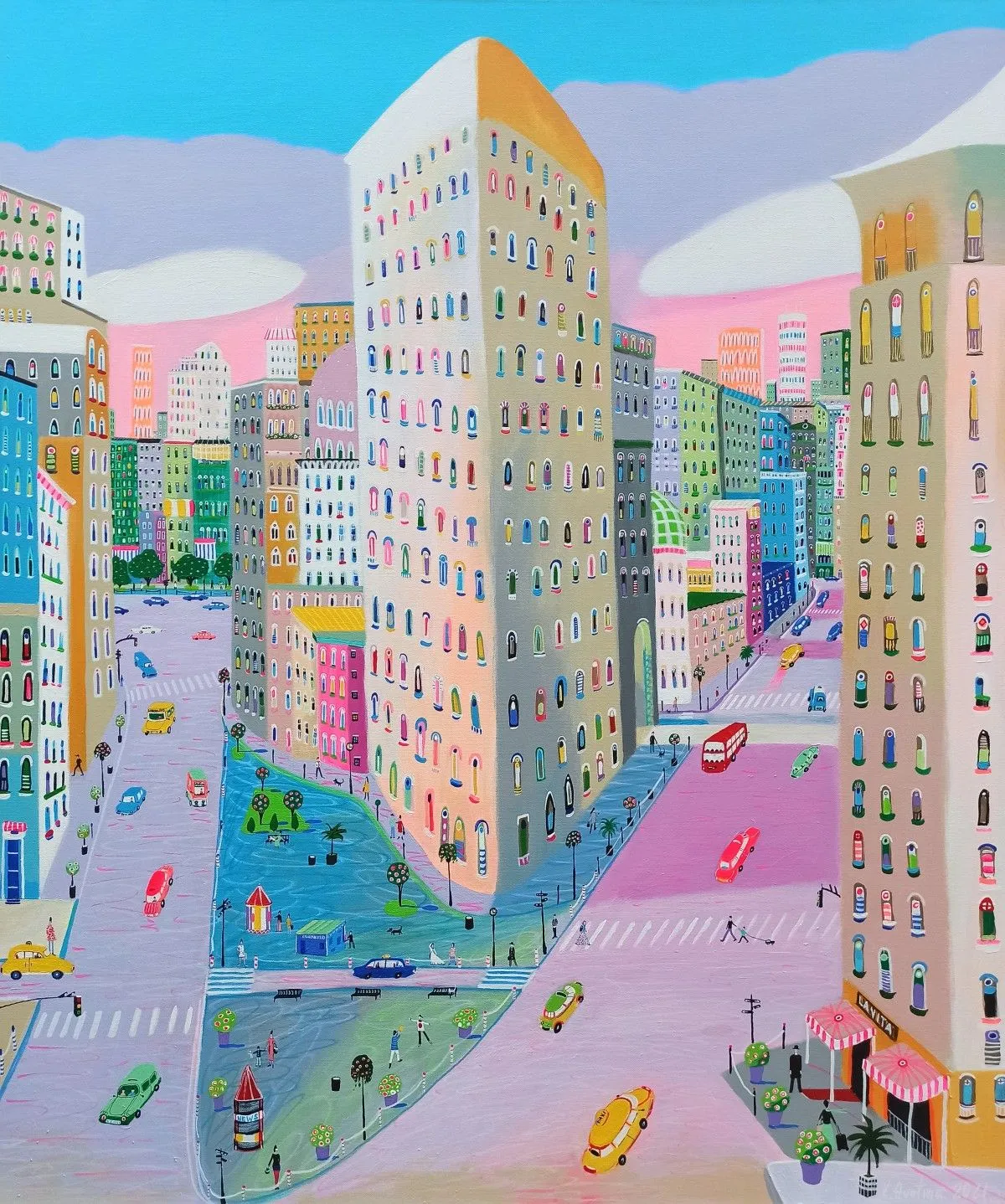 Life Never Stops In New York, œuvre de Katrina Avotina