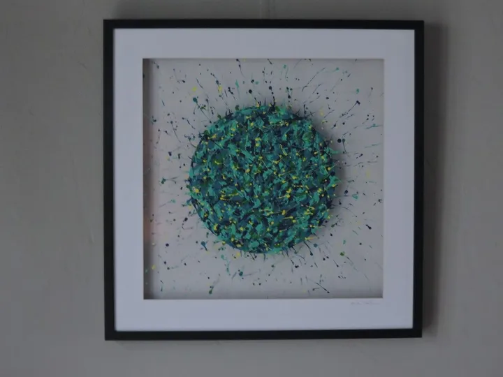 Irradiations 3, artwork by Rita Vandenherrewegen
