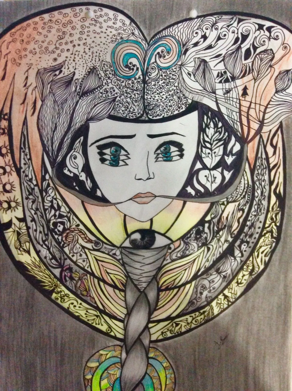 Psychedelic truth, œuvre de Abire Raiss