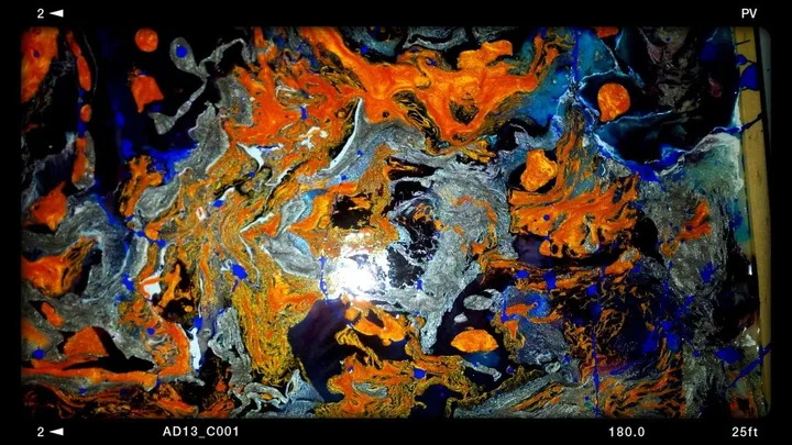 Fire1, artwork by Katia Mattucci