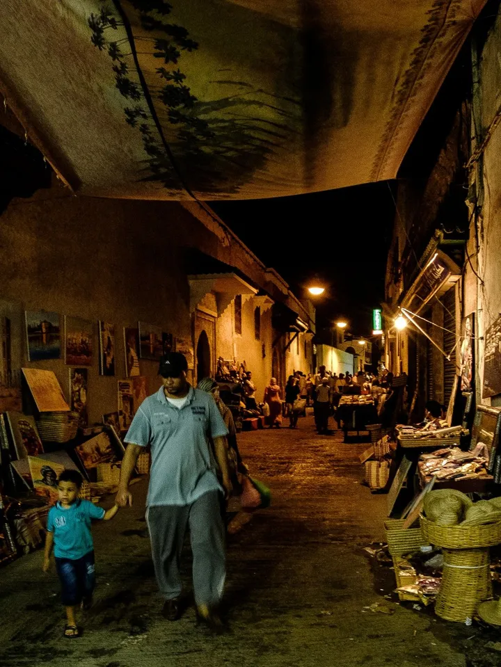La balade., artwork by Charaf El Ghernati
