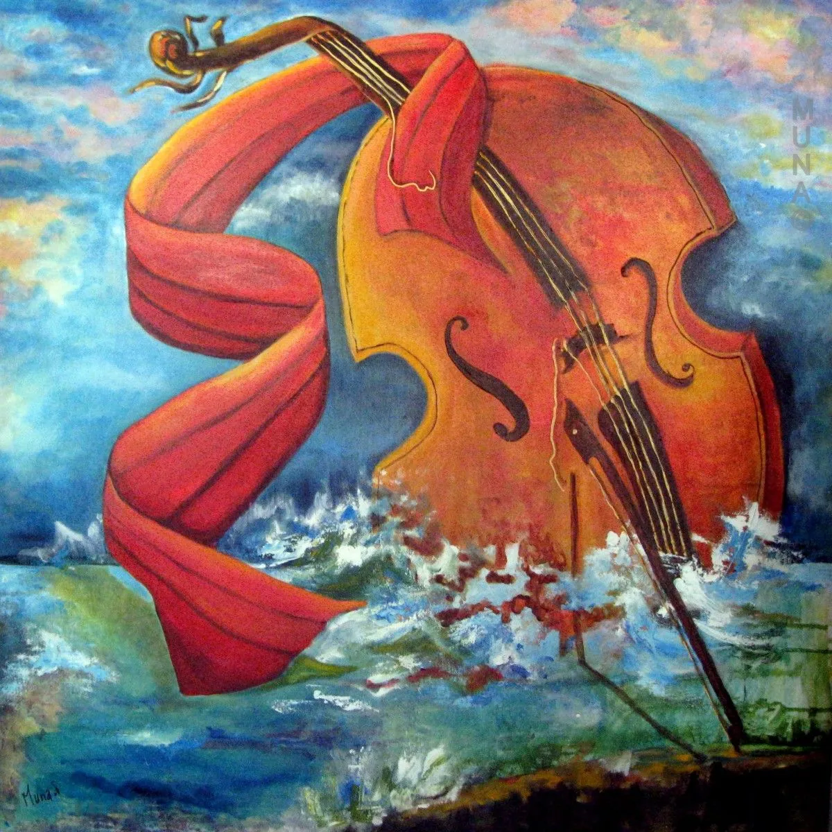 Tempête d'émotions, artwork by Muna Brière