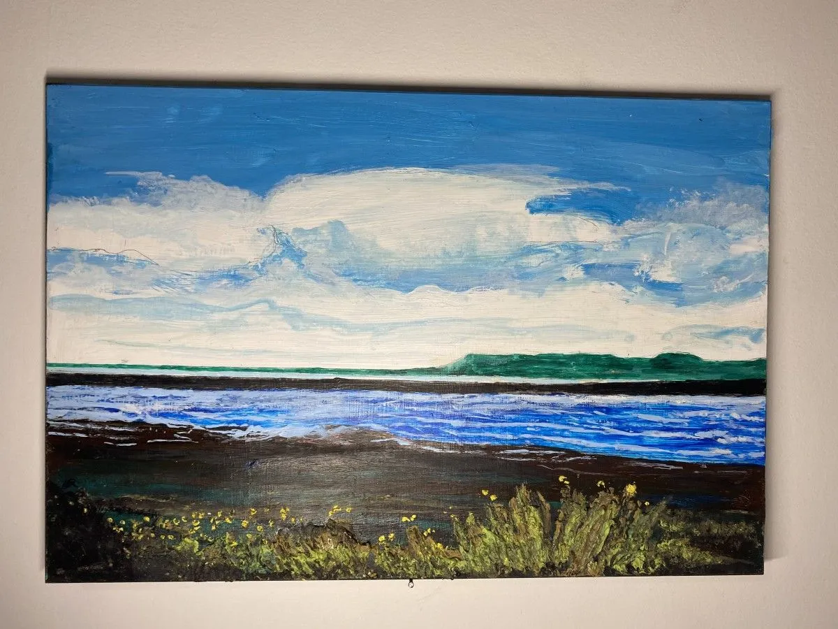 Paysage de Carleton-sur-mer, œuvre de Denis Roucau