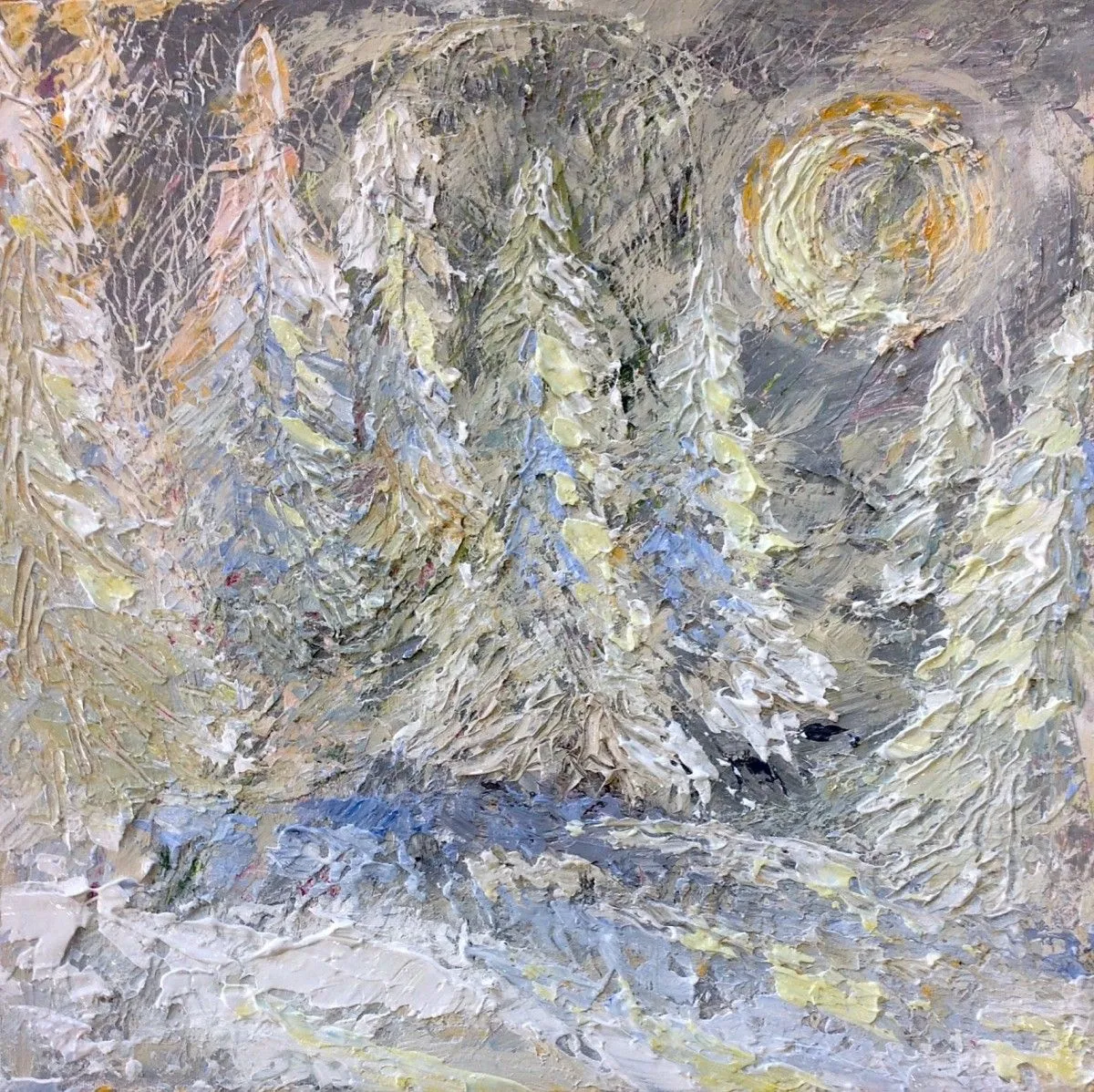 L'hiver féerique, œuvre de Ursula Lampron
