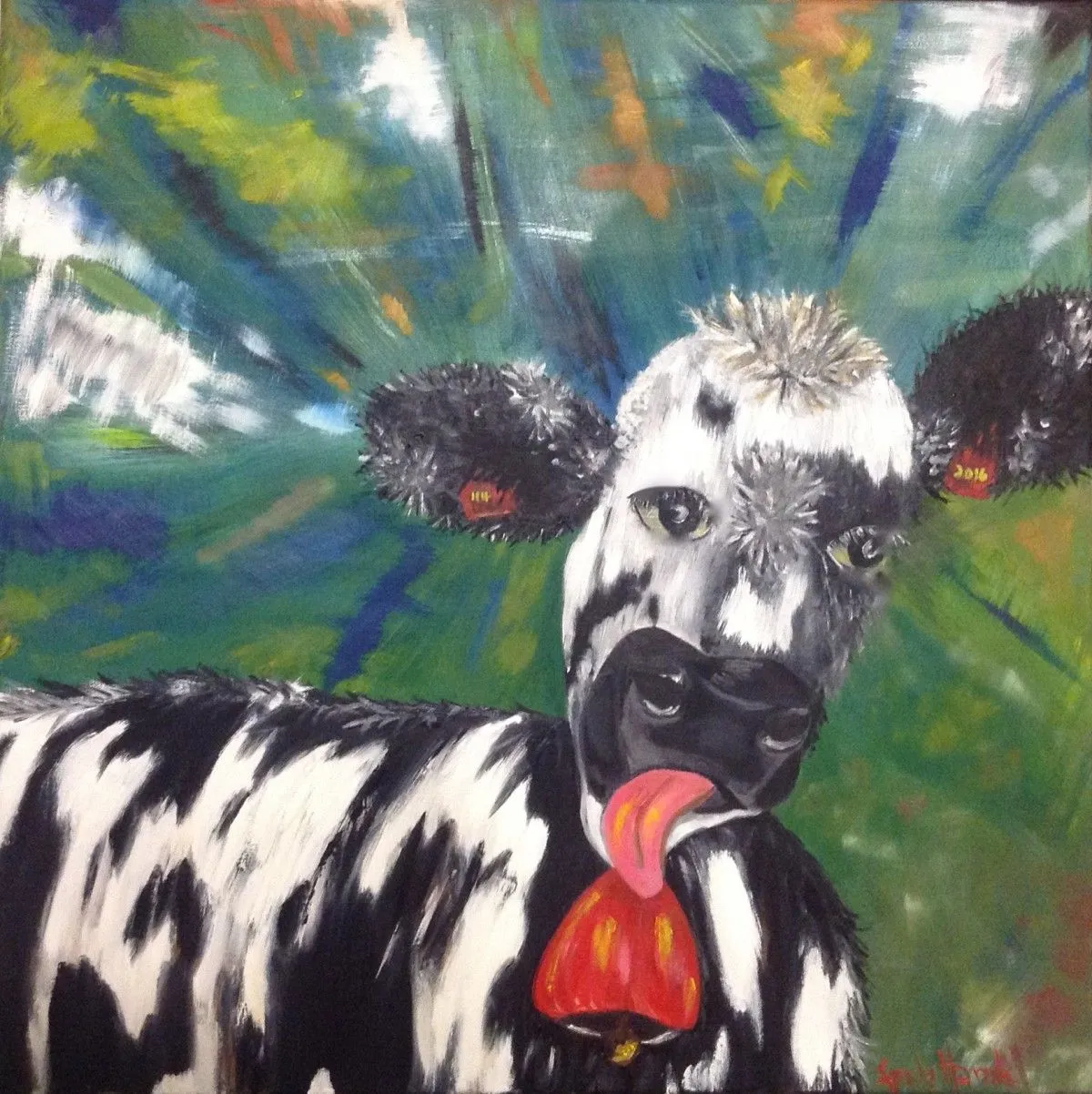 114- La vache régolotte, artwork by Lynda Hamel