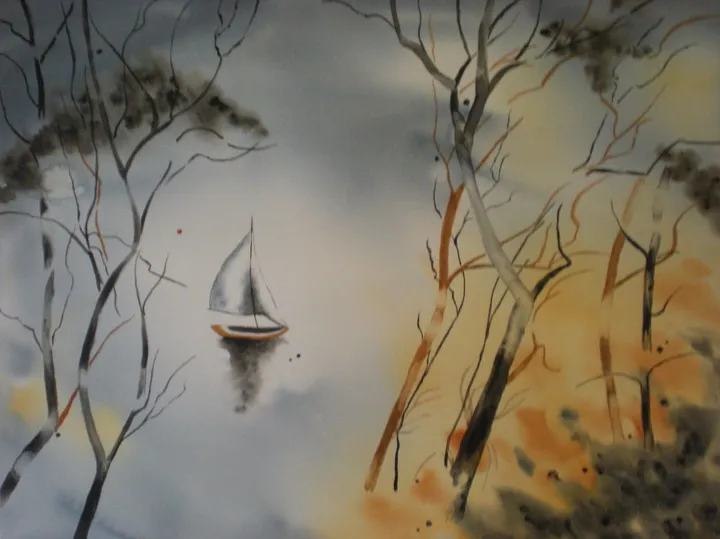 BALLADE EN MER..., œuvre de Thérèse Hanot