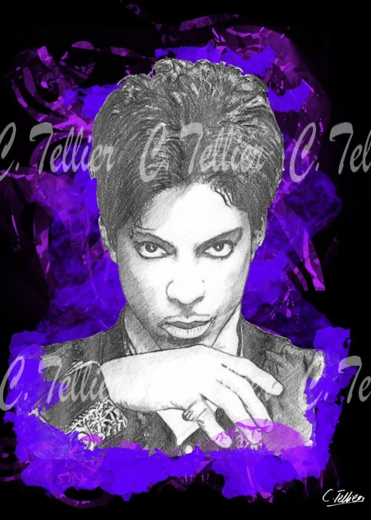 Prince, artwork by Tellier Christophe