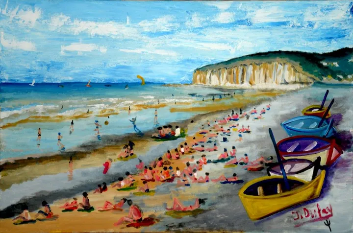 Quiberville-sur-Mer - Les Doris, artwork by Jérôme Dufay