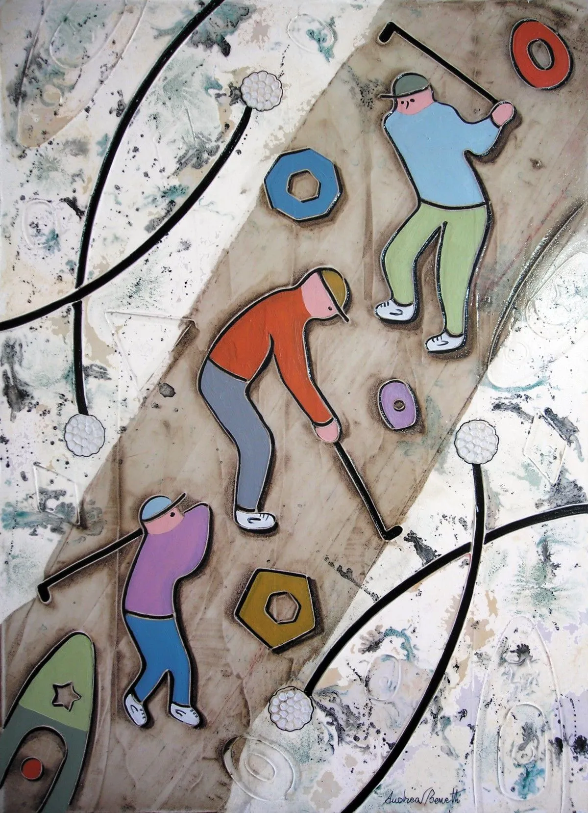 Golf (scena IX), artwork by Andrea Benetti