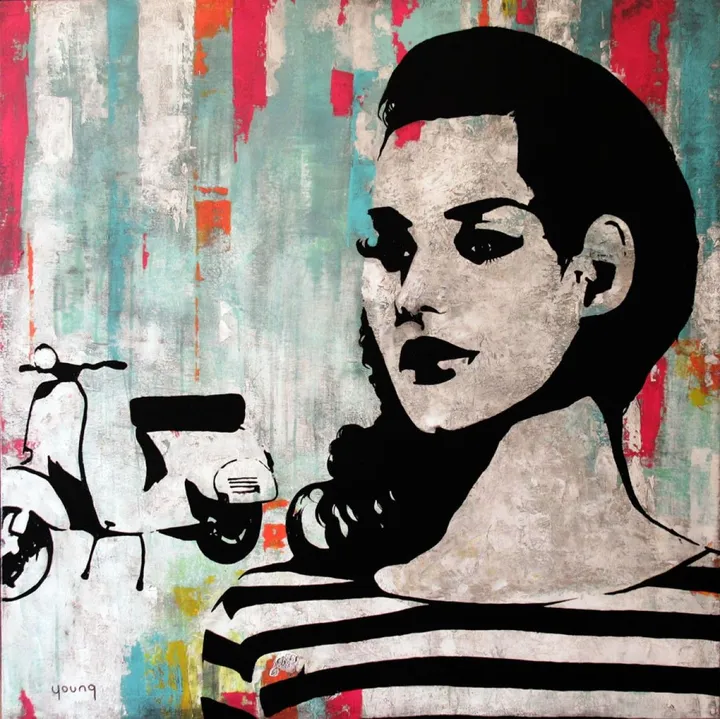 Une ride italienne, œuvre de Steve Young