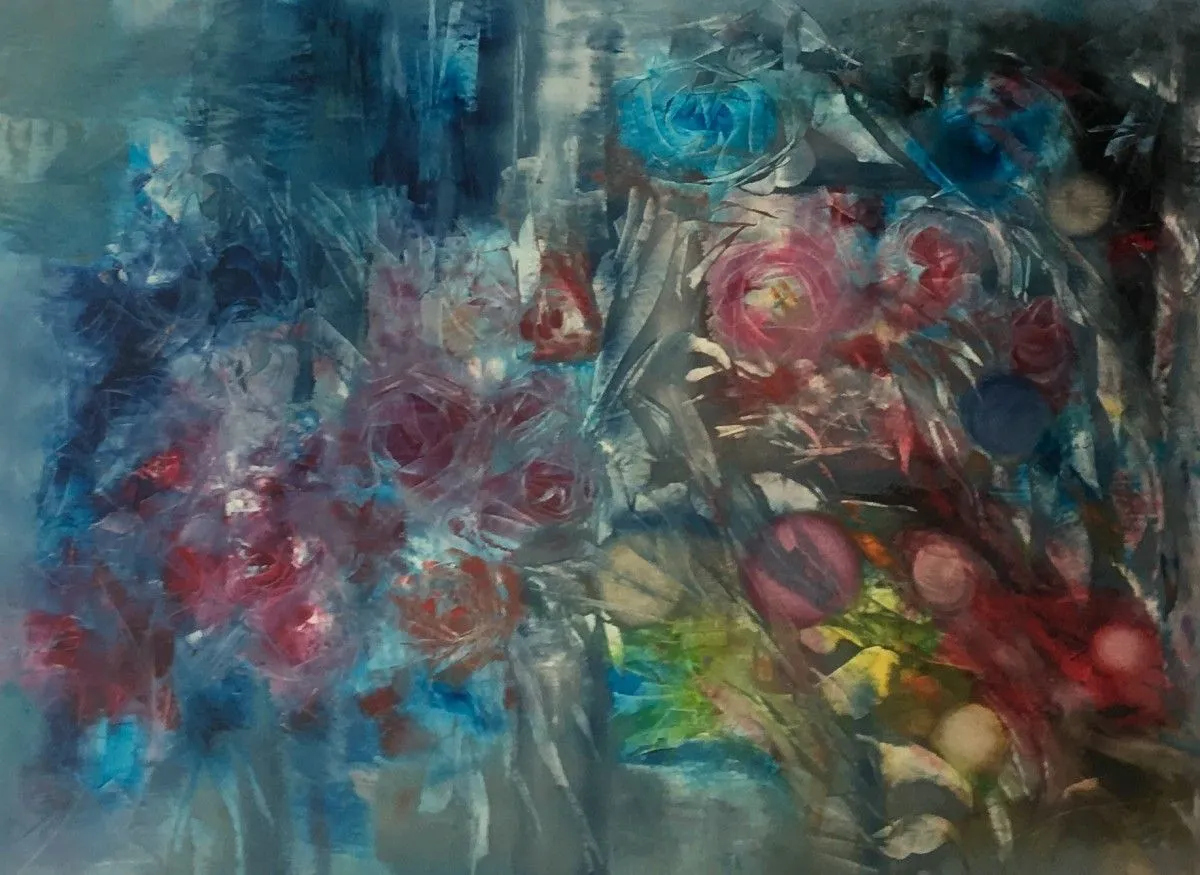 Stone Flowers, artwork by Khrystyna Kozyuk