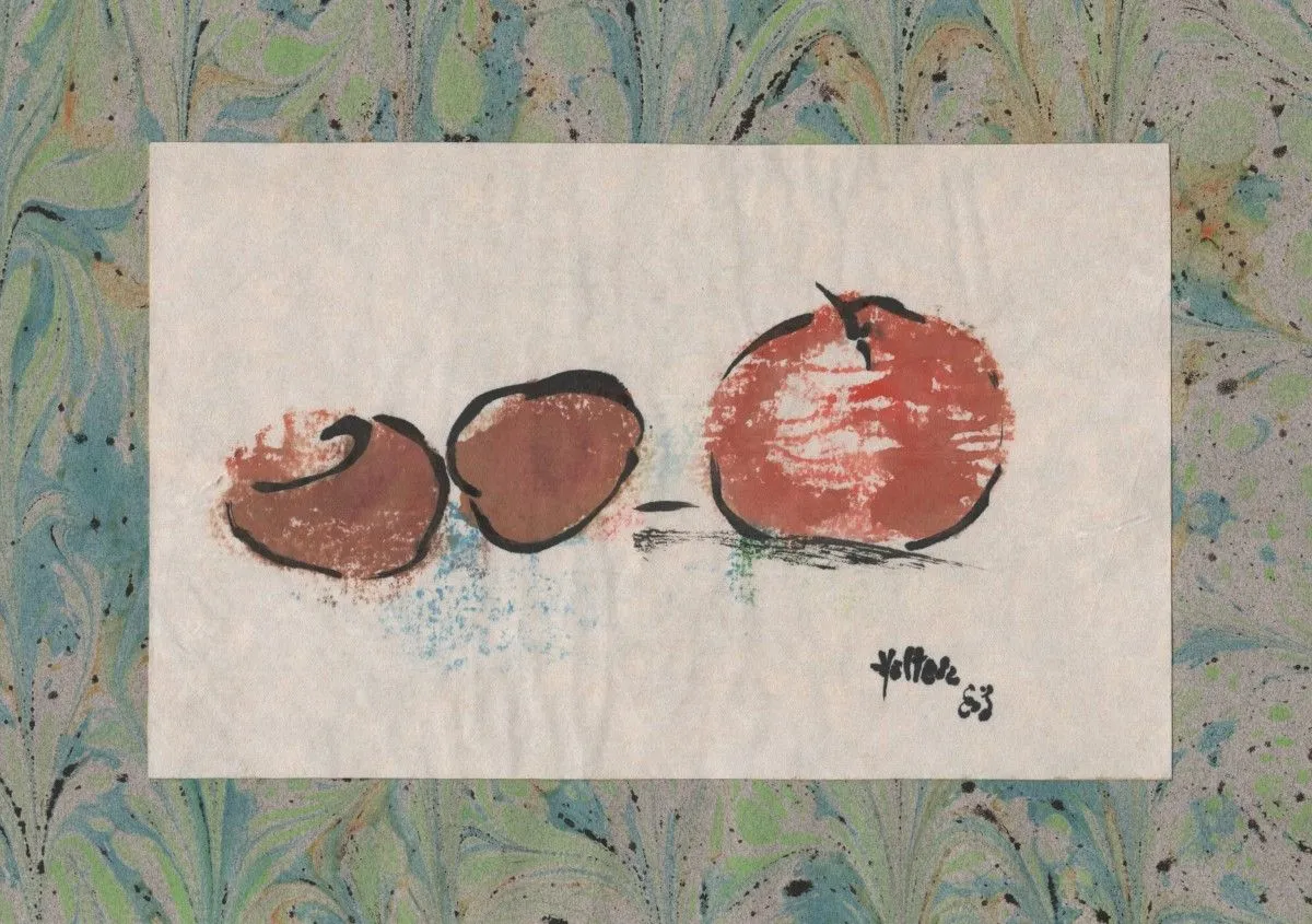 Trois nature mortes, œuvre de Alain HALTER