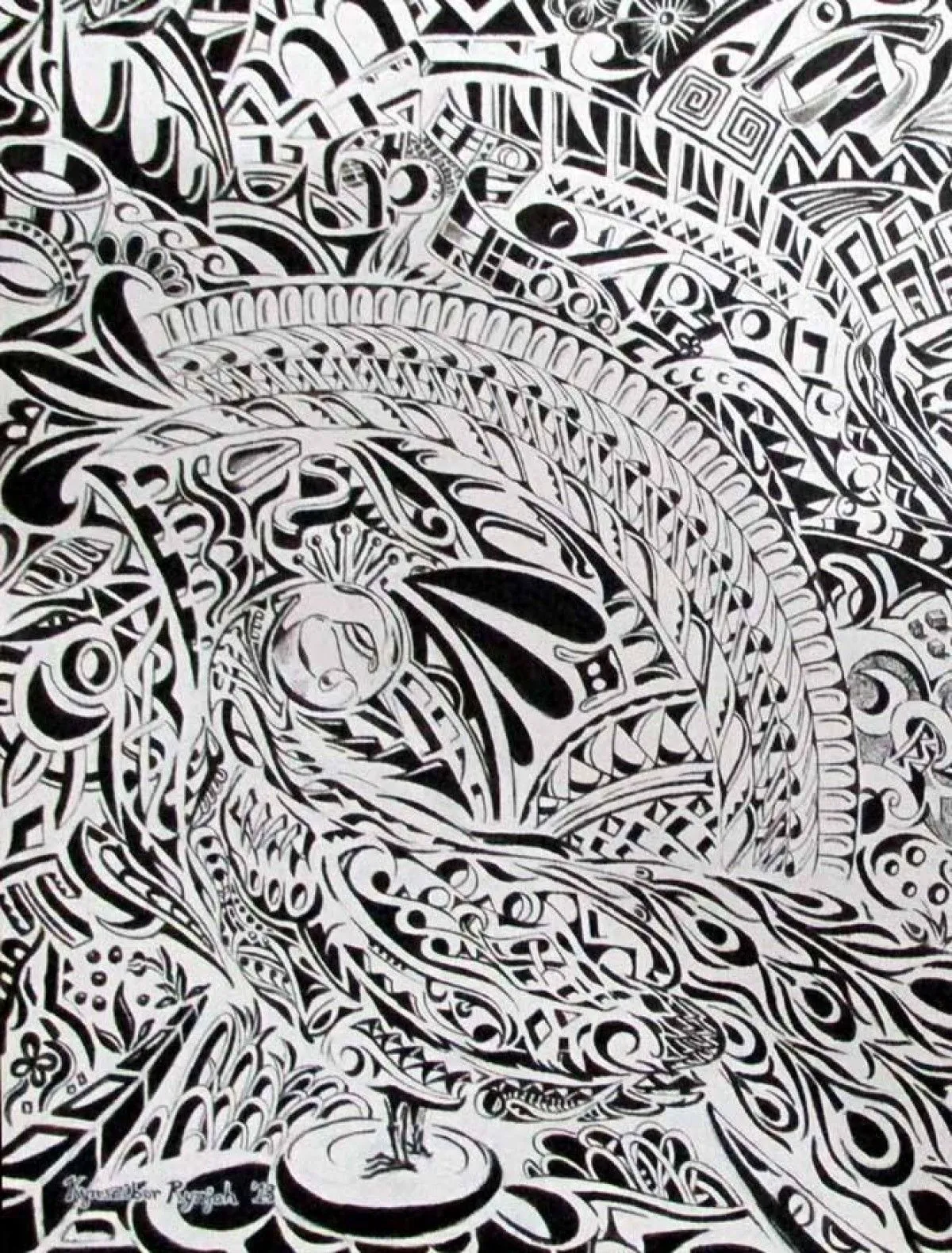 Untitled2, artwork by Kynsaibor Rynjah